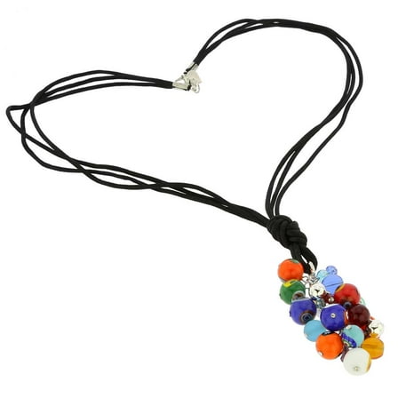 GlassOfVenice Murano Glass Sorgente Millefiori Necklace - Multicolor