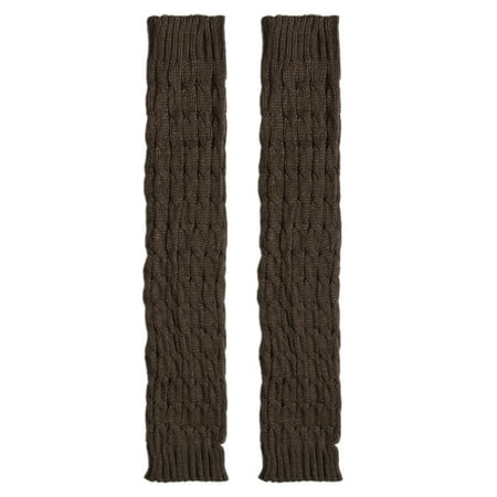 

Yuemengxuan Women Girls Fashion Winter Leg Warmers Cable Knit Knitted Crochet Socks Leggings
