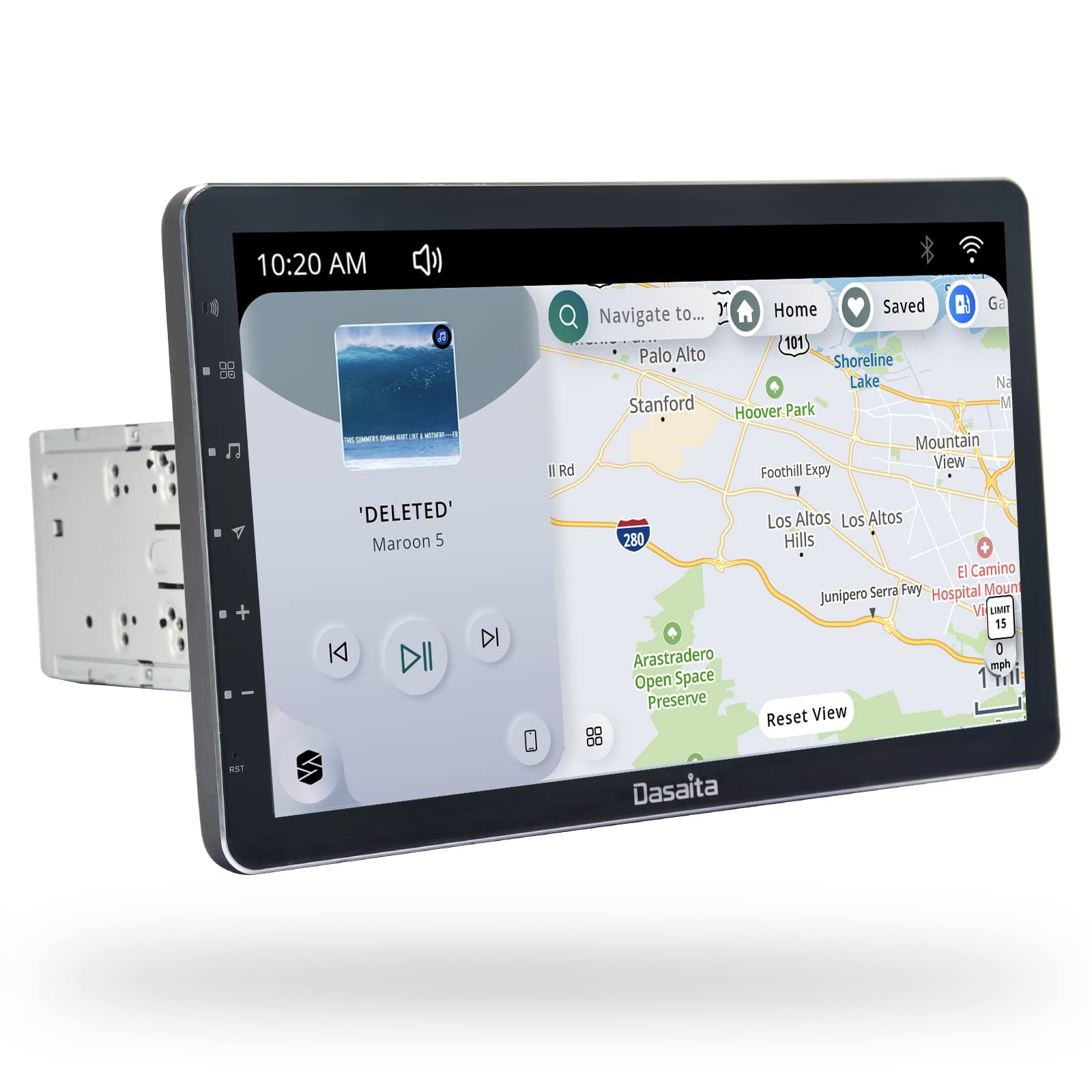 JIcorde UNET-Autoradio Android 11, Carplay, 4G, GPS, 2 Din