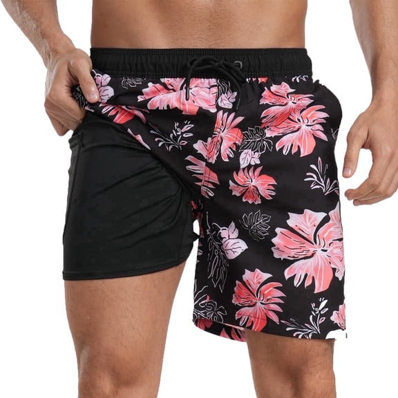 VOROFY Quick Dry Swim Trunks, Board Shorts, Swimwear Bottoms (Men's)