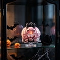 thumbnail image 4 of Gumesh Halloween Decoration Acrylic Pink Pumpkin Sign Pumpkin Table Decor 4 Inch Happy Halloween Desktop Ornament for Farmhouse Home Living Room Holiday Decor, 4 of 7