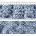 thumbnail image 4 of Soimoi Motifs Theme Waterproof Fabric | Outdoor Material by 5 Yard | Tear-Resistant, UV Safe | Great for Bags, Rainwear, Covers & Curtains, Awning Cover Cloth - Blue, 4 of 7