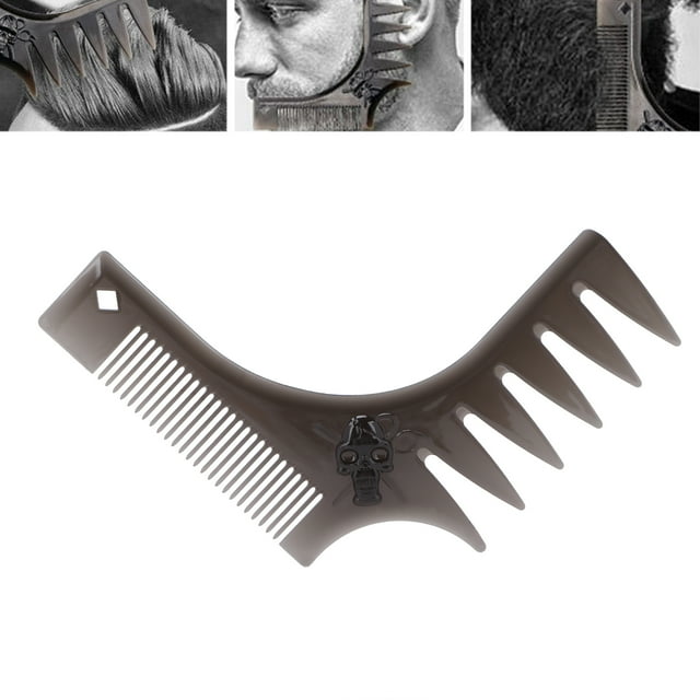Peine Para Barba, No Es Fácil De Dañar Se Usa Con Una Maquinilla De Afeitar O Un Cortapelos Se Puede Guardar Fácilmente En Una Bolsa Peine Para El Vello Facial Para Viajes, A