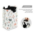 thumbnail image 3 of Yayeee Freestanding Laundry Hamper with Handle Collapsible Large Storage Basket for Clothes, Garden Pattern, 3 of 7