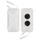 thumbnail image 3 of Almohadillas de electrodos Tens de tela no tejida, 2 uds., para máquina de fisioterapia masajeadora TENS, 3 of 8