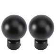 thumbnail image 2 of Miangastore 2 Pcs Embout Décoratif pour Tringle à Rideaux Bouchon de Tête de Tringle à Rideaux Décoration de Tringle à Rideaux de Fenêtre, 2 of 9