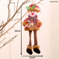 thumbnail image 1 of Adornos navideños de Feliz Año Nuevo, decoraciones de árbol de Navidad, regalo de bricolaje, colgante de árbol de muñeco de nieve de Papá Noel para fiesta en casa, 1 of 4