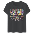 thumbnail image 3 of CHENge Autism Awareness Acceptance Shirt Support Mom Women Kid T-Shirt, 3 of 6