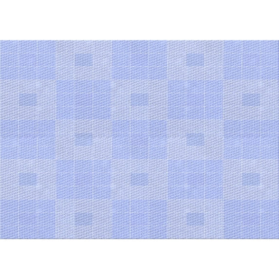 Ahgly Company Indoor Rectangle Patterned Heavenly Blue Area Rugs, 7' x 9'