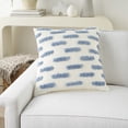 thumbnail image 4 of Nourison Life Styles Tuffed Lines Ocean 18" x 18" Throw Pillow, 4 of 6