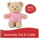 thumbnail image 2 of GUND “I'm The Big Sister” Sustainable Message Bear with Pink T-Shirt, Teddy Bear Made from 100% Recycled Materials for Ages 1 and Up, Tan, 12”, 2 of 9