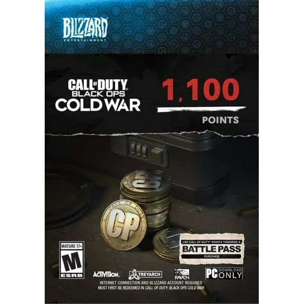Blizzard Call Of Duty Black Ops Cold War 1100 Points Activision Pc Digital Download Walmart Com