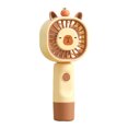 thumbnail image 2 of mdesiwst Handheld Fan Multi-Speed Adjustable Capybara Design Quiet Operation USB Rechargeable Portable Cooling Fan, 2 of 8