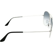 Ray-Ban Womens Gradient Aviator RB3025-003/3F-55 Silver Aviator Sunglasses