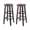 thumbnail image 1 of Pemberly Row Tabouret de Bar 29" en Noyer Ancien (Lot de 2), 1 of 1