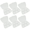 thumbnail image 4 of MasteelfCA 6 Pcs Multipurpose Pill Boxes Pill Containers Compartment Boxes (Transparent), 4 of 7