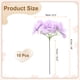 thumbnail image 2 of Uxcell 10 piezas de flores de hortensia artificial de 16" seda de tacto real ramos de flores falsas grandes hortensias realistas para decoración de hogar, cocina, fiesta, boda, púrpura, 2 of 7