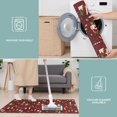 thumbnail image 6 of Red Christmas Santa Pattern Kitchen Rugs Sets Of 3,Kitchen Runner Rugs Non Skid Washable,Decorative Kitchen Floor Mats for Kitchen,Sink,Laundry,17"x30"+ 17"x47" + 17"x59", 6 of 6