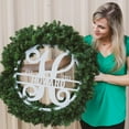 thumbnail image 2 of RealSteel Family Legacy Monogram – Personalized Metal Name Sign (Letter E, 30"), 2 of 10