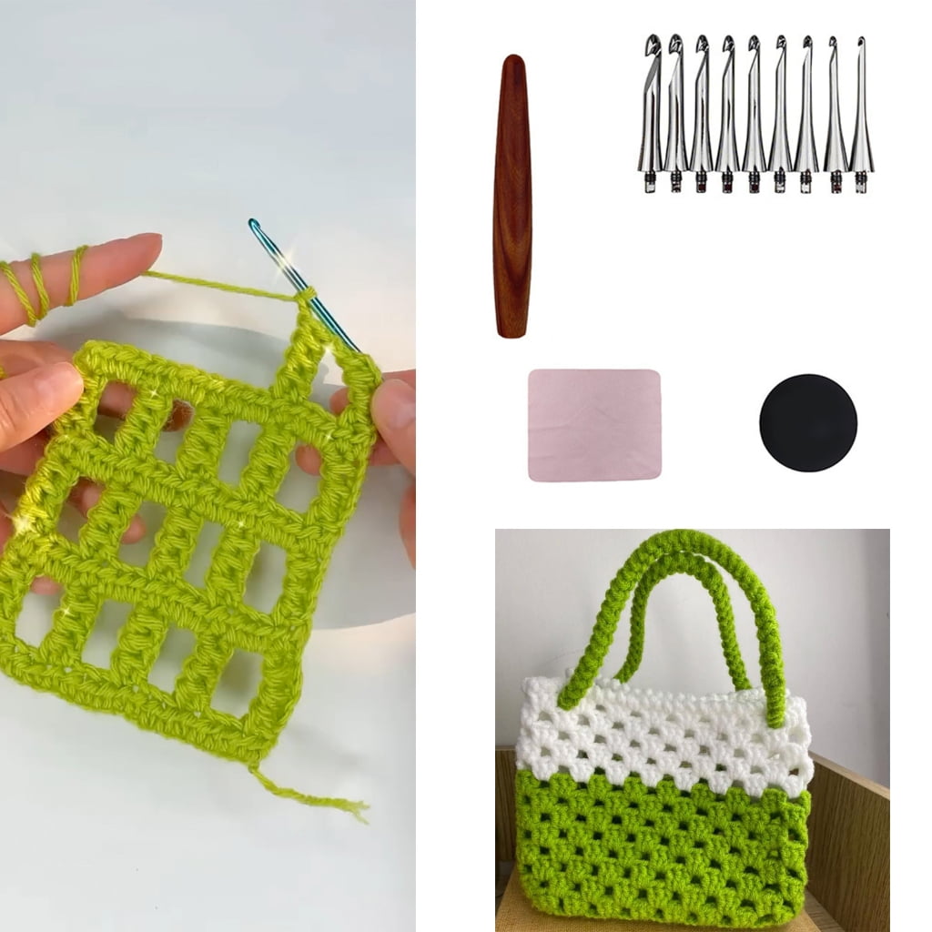 Interchangeable Crochet Hook Set 3.5-8.0mm Crochet Needle Knitting Needle