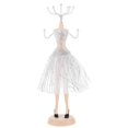 thumbnail image 2 of Jewelry Display Stand Necklace Holder Space Saving Easy to Coordinate White 24.00X7.00X2.50CM 1Pcs, 2 of 5
