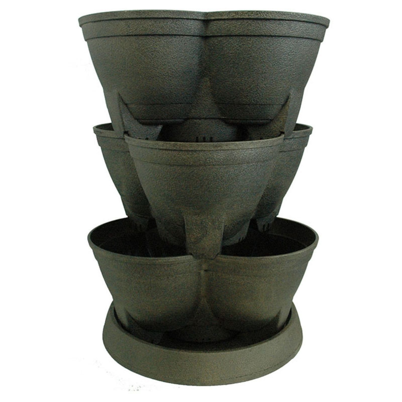 Akro-Mils Sierra Stack-A-Pot - Bronze Akro-Mils Sierra Stack-A-Pot - Bronze