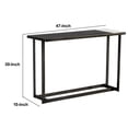 thumbnail image 5 of Benjara 30 Inch Wood and Ceramic Modern Console Table, Gray and White, 5 of 5