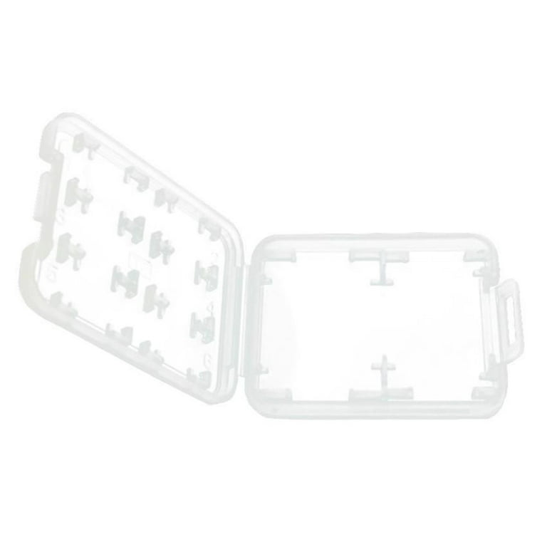 8 In 1 Clear Micro SD SDHC Memory Card Storage Box Hard Protector