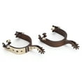 thumbnail image 3 of Boot Spurs,Low Carbon Steel Hand Horse Boot Spurs Cowboy Spurs Unparalleled Experience, 3 of 13