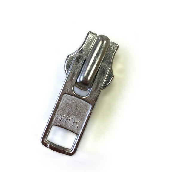 Zelikovitz Nickel Metal Short Tab Slider Zipper Pull Sewing Fastener (5 Pack)