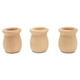 thumbnail image 4 of Bean Pot Candle Cups, 1-5/8 Inch, 29/32 Inch Hole, Pack of 100 Unfinished Wood Candle Holders, Wood Turnings for Crafts, by Woodpeckers, 4 of 7