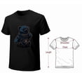thumbnail image 4 of Blue Quiet Little Bear T-shirt Teddy Bear T-shirt Unisex tees Trendy shirt gift for kids, 4 of 5