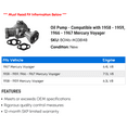 thumbnail image 2 of Pump - Compatible with 1958 - 1959, 1966 - 1967 Mercury Voyager, 2 of 2