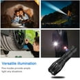 thumbnail image 3 of Led Flashlight, 1200 Lumen Single Mode,Super Bright Zoomable Tactical Flashlights, Handheld Light for Camping, Hiking, 3 of 8