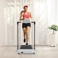 thumbnail image 3 of Home Treadmill with LED Screen, 0–7.5 MPH Speed, Walking Jogging Running Machine with Wheels for Easy Storage, 3 of 6