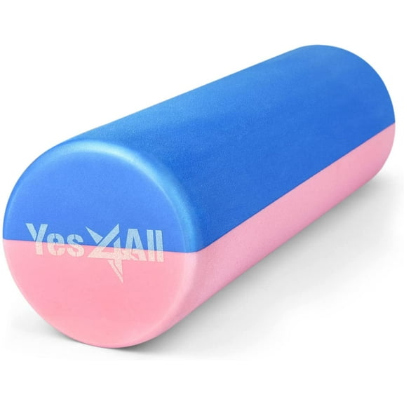 Yes4All 18inch Exercise Foam Roller EVA Duo Pastel