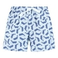 thumbnail image 3 of Hudson Baby Infant Boys Shorts Bottoms 4-Pack, Whales And Waves, 2T, 3 of 3