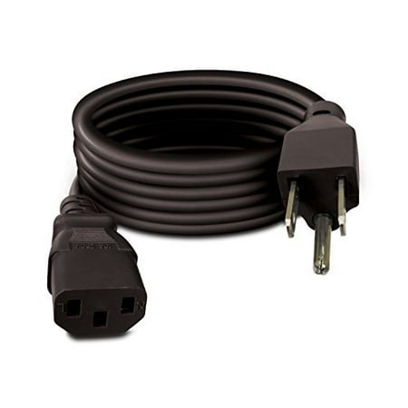 three prong power ac power cord for fat ps3 systems and computers by