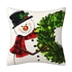 thumbnail image 3 of Fundas de Almohada Navideñas,Adornos Navideños de ,Fundas de Almohada Clásicas de Lino a Cuadros Negros y Rojos para Sofá,Silla,Cama,Hogar(B)(4 piezas), 3 of 5
