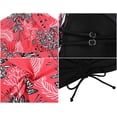 thumbnail image 6 of Mycoco Red Flower Women's Plus Size Tankini Swimsuits Flowy High Neck Bathing Suits with Shorts Two Piece Swimwear US 14, 6 of 6