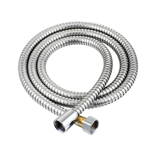 Fiudx Manguera de Ducha Extralarga, Diseño Flexible de Mano de 79 Pulgadas, Núcleo Interior de Latón Duradero, Instalación Sin Fugas con Arandelas, Resistente a Altas Presiones, Fácil Instalación, Co