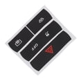 thumbnail image 5 of DAMIFU 1pc Car Double Flash Repair Switch Button Sticker Stickers To Repair The Hazard Button For ESP ford For S-Max Car Accessory, 5 of 9