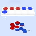 thumbnail image 3 of yuksok Giant Colorful Ten Frames Set Math Games Math Tool Manipulatives for Early Math Base 75g, 3 of 9