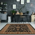 thumbnail image 1 of Ladole Rugs Swallowtail Medallion Traditional Style Smooth and Durable Beautiful Area Rug Carpet in Dark Grey, 4x6(3'11" x 5'7", 120cm x 170cm), 1 of 4