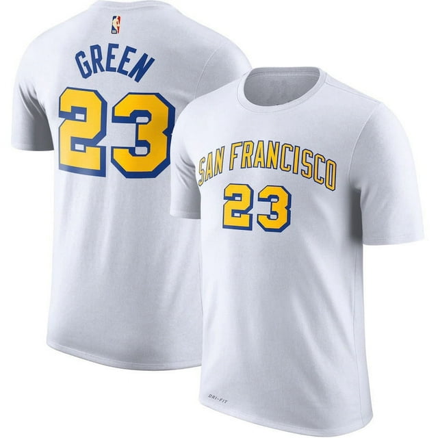 NBA Golden State Warriors clear number cotton T-shirt