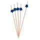 thumbnail image 4 of 4x100 Piezas Star Cocktail Picks Bebida Agitador Fruit Cake Food Sticks Azul Sunnimix palitos de coctel, 4 of 8
