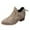 Khaki, variant on Women's Ankle Boots Fashion Hollow Out Lace Up Comfortable Low Heel Casual Booties for Daily Wear Autumn Winter