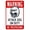Warning Sign 6, variant on No Parking Immediate Loading Unloading Only Sign 8"x12" - Metal Aluminum Safety Decor for Business Road Home