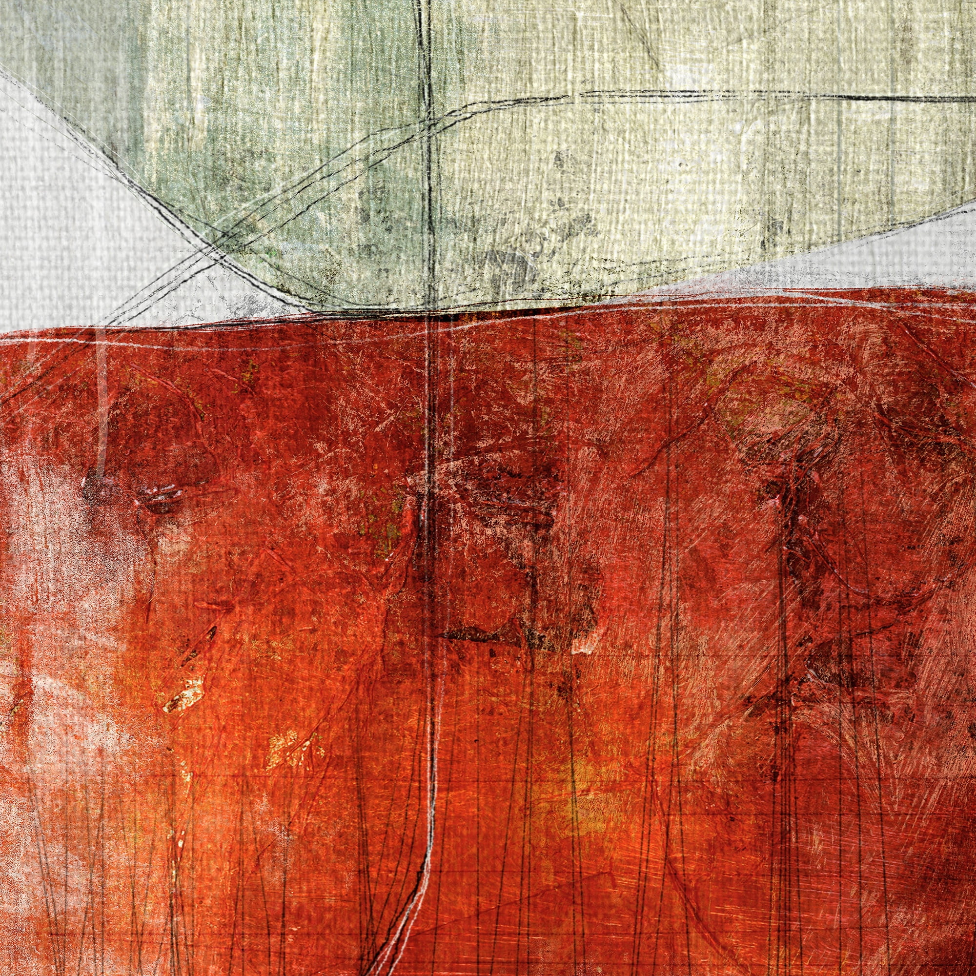 Masterpiece Art Gallery Strident Abstract Shapes By Belle Maison Canvas Art Print 22" x 28"