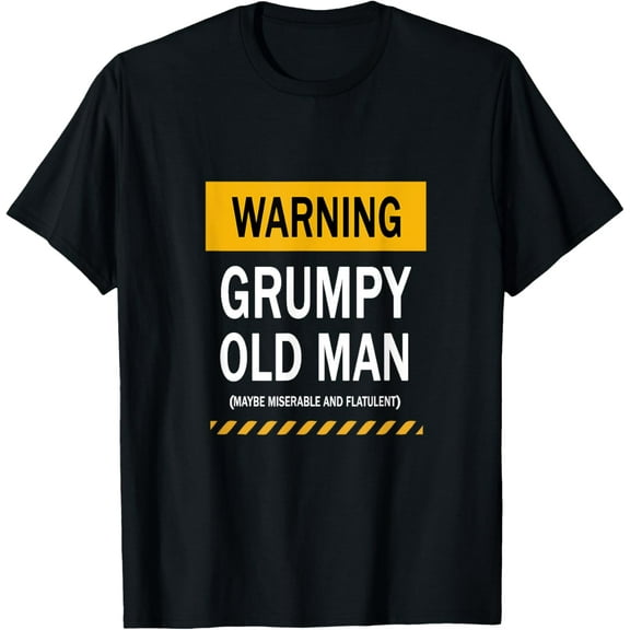 Warning Grumpy Old Man Costume T-Shirt